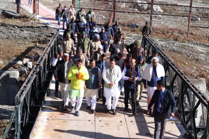 मुख्यमंत्री पुष्कर सिंह धामी ने श्री केदारनाथ धाम पहुंच कर बाबा केदारनाथ जी के किये दर्शन