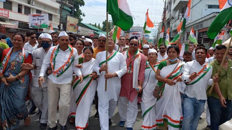 9 से 15 अगस्त तक नैनीताल में कांग्रेस की भारत जोड़ो तिरंगा यात्रा की शुरुआत