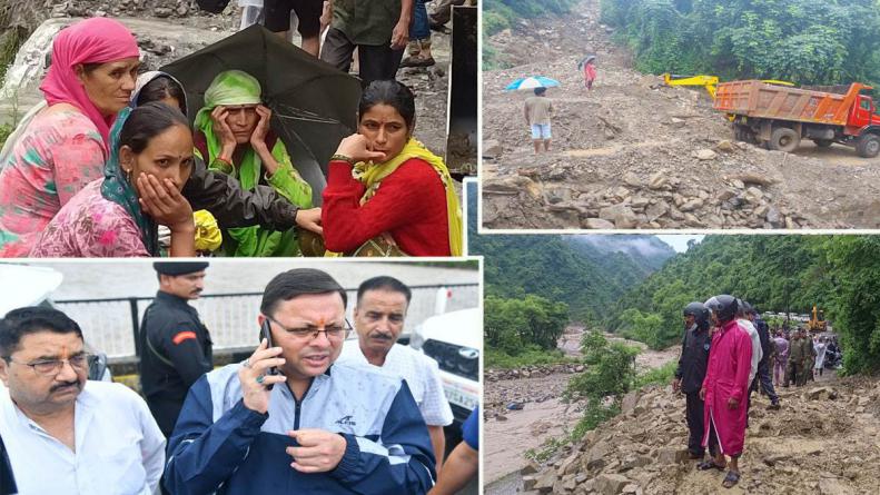 उत्तराखंड में बारिश का कहर, तीन जिलों में बादल फटा, दो महिलाओं की मौत, कई लापता