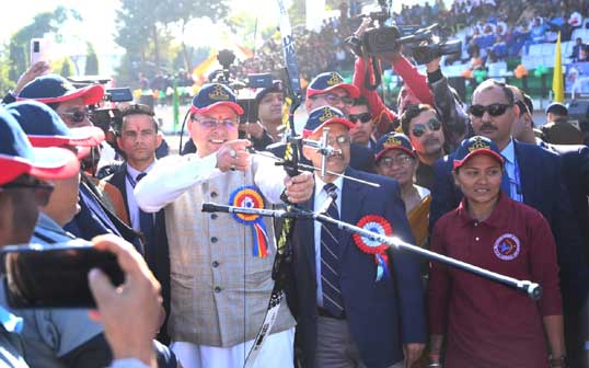 
Chief Minister Dhami inaugurated the All India Police Archery Competition being organized for the first time in Uttarakhand