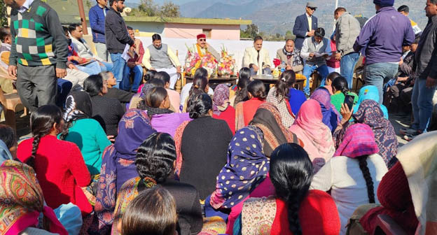 महाराज ने एशिया के पहले होम स्टे हब तिवाड गाँव मरोड को पर्यटन ग्राम घोषित किया