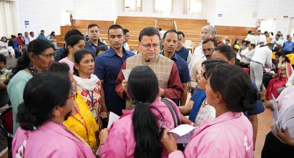 मुख्यमंत्री धामी ने सुनी जन समस्यायें, अधिकांश समस्याओं का मुख्यमंत्री ने मौके पर ही किया निस्तारण